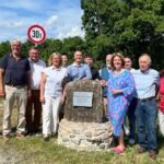 Einweihung des Gedenksteines an der Ernst Brückner Gedächtnisbrücke zwischen Ober- und Untereuerheim