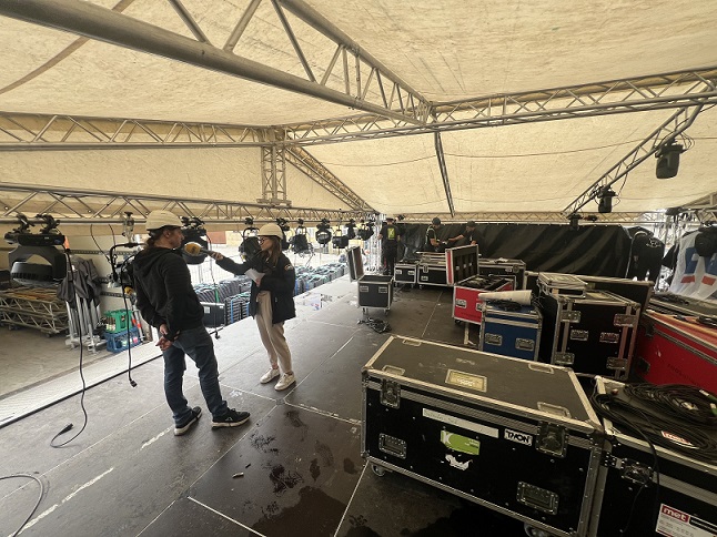 Der Marktplatz als Spielplatz und Zentralfriedhof: In Hallstadts Zentrum geben sich ab Mittwoch deutsche und internationale Stars ein Stelldichein