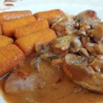 Fahr mal hin und kehr mal ein: Medaillons Jäger-Art und Pfeffer-Lendchen im Schmittbrunnen