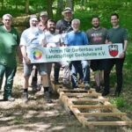 Den Highway to Hell kennt jeder – aber auch die nun erneuerte Himmelsleiter als letzte Station im Gochsheimer Bürgerwald