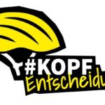 Zwei Radfahrer gestürzt: Fahrradhelm verhindert Schlimmeres, Hinweise auf die Kampagne #Kopfentscheidung