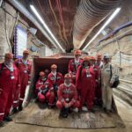 Einblicke in das erste deutsche Endlager: Der Gemeinderat Grafenrheinfeld hat Schacht Konrad besucht