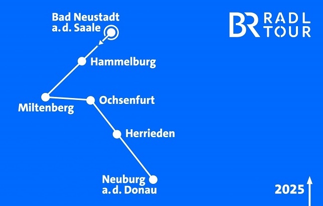 Hautnah dabei: Die „unterfränkische“ BR-Radltour 2025 in TV, Hörfunk und online