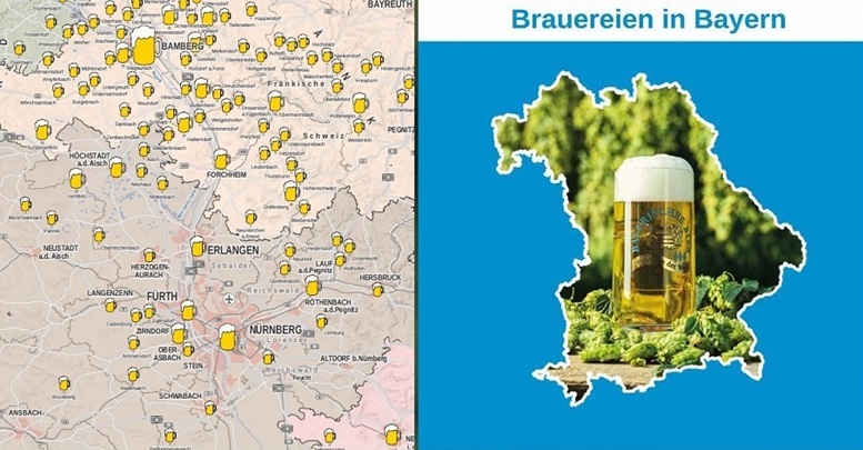 Die neue Auflage der Faltkarte „Brauereien in Bayern“ wurde vorgestellt