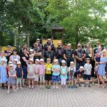 Starke Kerle mit butterweichem Herz: Die Scytheman Biker zu Besuch im Kindergarten Werneck