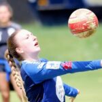 Bei der Faustball-EM in Österreich vertritt Annalena Schmid den TV Oberndorf-Schweinfurt