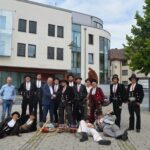 Spontaner Besuch im Marktheidenfelder Rathaus: 14 Gesellinnen und Gesellen schauen bei Bürgermeister Thomas Stamm vorbei