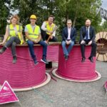 Spatenstich für den Glasfaser-Ausbau im Innenstadtgebiet von Bad Königshofen