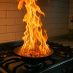 Defektes Küchengerät verursacht in Frammersbach einen Brand im Wohnanwesen, Ähnliches passiert in Maßbach