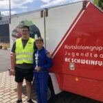 Volles Haus beim Schweinfurter Jugend Kart Slalom auf dem Parkplatz von ZF