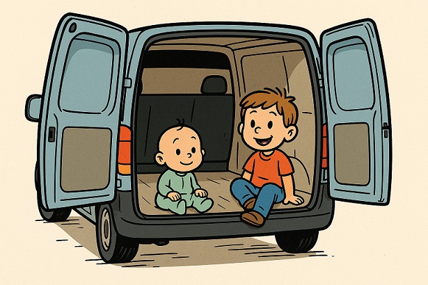 Kinder ungesichert im Kofferraum: Polizei stoppt unverantwortlichen Personentransport auf der A3