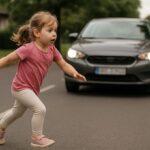 Kind rennt auf Fahrbahn – doch die 4-Jährige wird glücklicherweise nur leicht verletzt