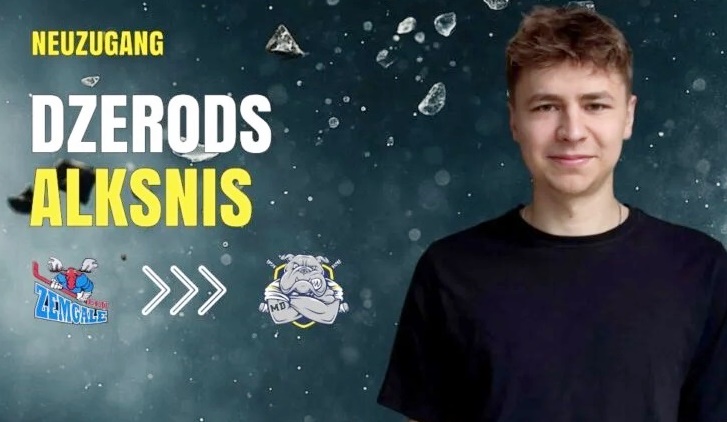 Jung, zweimal Meister und Nationalspieler: Der offensivstarke Verteidiger Renars Dzerods Alksnis wechselt an den Main