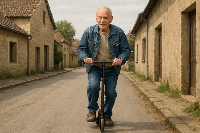 Alter schützt vor Leichtsinn nicht: 74-jähriger Rollerfahrer stürzt betrunken am Nachmittag