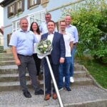 Großer Zuspruch für Sebastian Endres als Bürgermeisterkandidat für die Gemeinde Schwanfeld