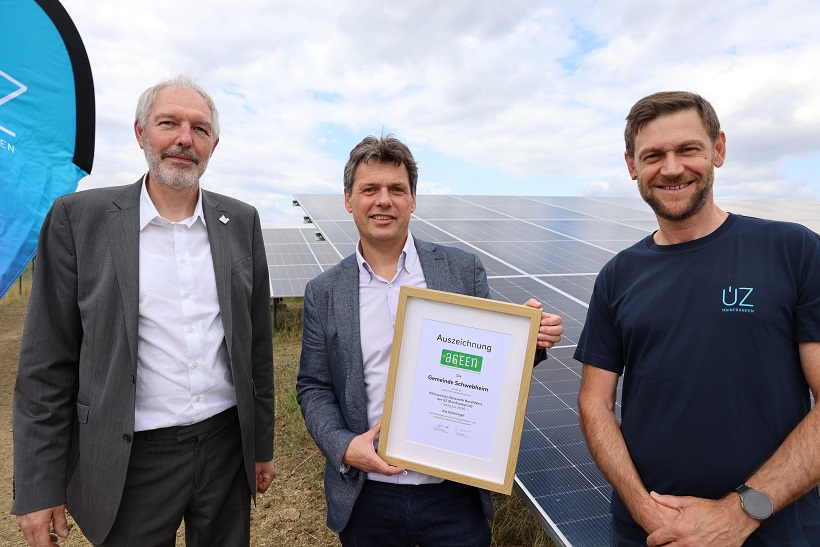 Bürgerprojekt für die regionale Energiewende: PV-Anlage mit 20 Megawatt Leistung in Schwebheim eingeweiht