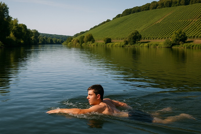 17-Jähriger verschwunden: Nach einem Badeunfall am Main kam es zu einem Großaufgebot von Rettungskräften und der Polizei