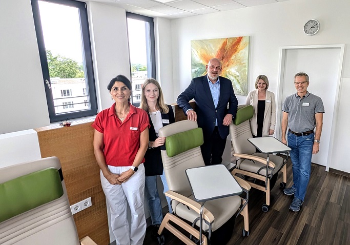 Förderverein Leopoldina spendet 15.000 € für mehr Komfort in der Onkologie des MVZ
