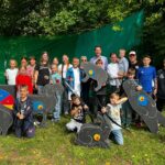 Der Robin Hood-Nachwuchs begeistert beim Bogenschießen in Hambach