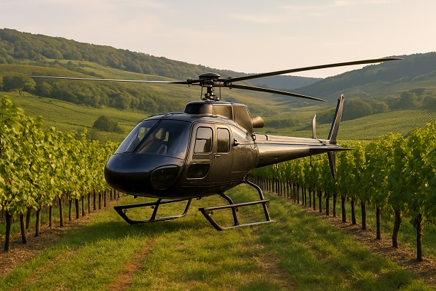 Notlandung von Hubschrauber, Batterien in Bachlauf entsorgt, Dieb greift Polizei tätlich an