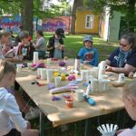 Im Schweinfurter Mainbogen zu Kreativem animiert: Sechs Teams offerierten 150 Kids unterschiedlichste Gestaltungsangebote