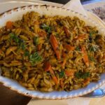 Fahr mal hin und kehr mal ein: Spaghetti Al Forno Metexa und Kritharaki mit Gemüse in Untertheres