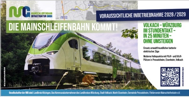 Mainschleifenbahn: Baurecht für das Parallelprojekt der Ortsumgehung Prosselsheim liegt vor