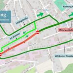 So wird der Verkehr in Bauabschnitt 2 umgeleitet: Die Münnerstädter Straße ist bald fertig saniert