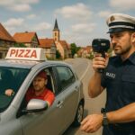 Pizza-Lieferant fährt mit 80 km/h durch Marktsteft und überholt ein ziviles Polizeiauto
