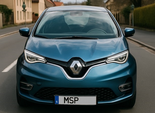 Mit Absicht ausgebremst: Wer kennt den Fahrer eines blauen Renault Zoe mit MSP-Kennzeichen?