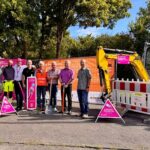 Spatenstich für das geförderte Ausbauprojekt im Ortsbereich der Stadt Bad Königshofen