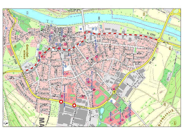 Wegen Straßenarbeiten: Sperrung des Äußeren Rings vom,18. August bis 12. September