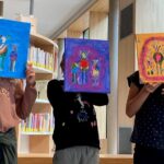 Alles Zebra oder was? Kinder verwandeln die Stadtbibliothek Marktheidenfeld in ein buntes Atelier