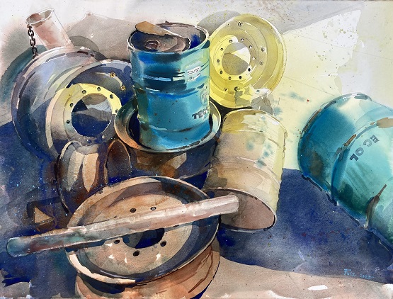 Jahresausstellung der Deutschen Aquarell Gesellschaft im Bad Kissinger Museum Obere Saline