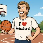 Die Dallas Mavericks enthüllen in Anwesendheit von Weltstar Dirk Nowitzki einen Basketballplatz in Würzburg