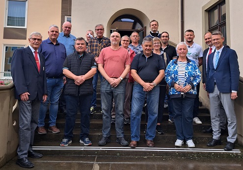 Ehrung langjähriger Blutspender im Rahmen einer kleinen Feierstunde im Rathaus