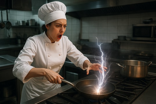 Stromschläge in einer Restaurantküche: Wenn die vorgesehenen Schutzschaltungen nicht funktionieren