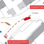 Schweinfurt sperrt weiter und leitet Am Feldtor in Oberndorf in Richtung Bergl um