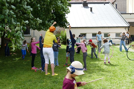 Eine Reise zu den Zirkusplaneten beim Ferienspaß der SPD Euerbach