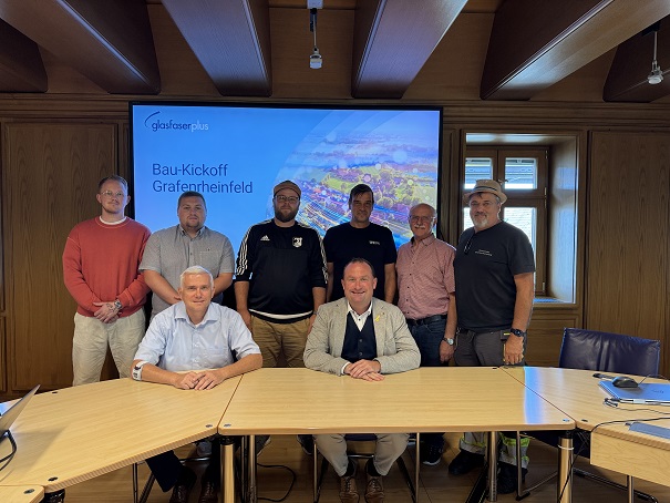Glasfaserausbau startet: Die Gemeinde Grafenrheinfeld macht sich fit für die digitale Zukunft