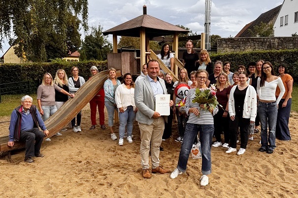 40 Jahre im Dienst der Kinder: Gundi Katzenberger feierte ein außergewöhnliches Jubiläum