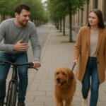 Stell Dir vor, Du radelst auf dem Gehweg – und plötzlich beißt Dir ein Hund in die Hand