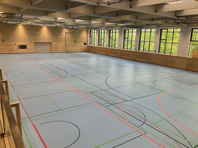 Nach drei Jahren Umbau und Renovierung: Die Sickergrundhalle wird mit einem großen Sportfest wiedereröffnet