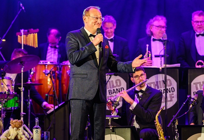 Entertainer Volker Heißmann und Bandleader Thilo Wolf widmen sich der Musik von Udo Jürgens