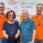 Luise Eyrich, Aelita Kostak und Horst Wacker retten Lebensmittel und helfen Menschen – zusammen 50 Jahre bei der Tafel Schweinfurt