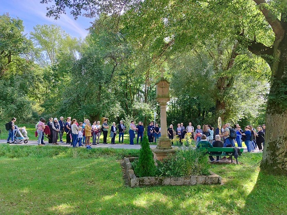 Die Wallfahrt nach Bischwind stand unter dem Motto „Neue Wege“,