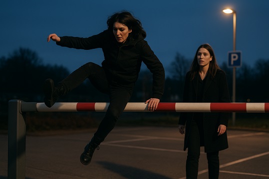 Vom Schranken-Jumping sei abgeraten: Junge Frau sorgt für 400 Euro Schaden und haut ab