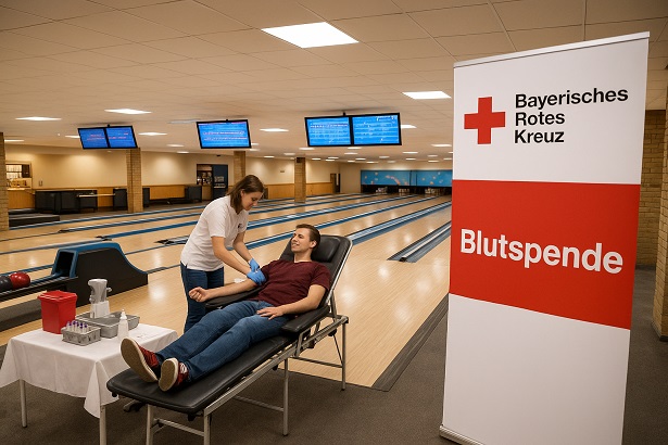 Blutspendeaktion in der Extreme Bowlingarena: Leben retten und dabei Gutes genießen