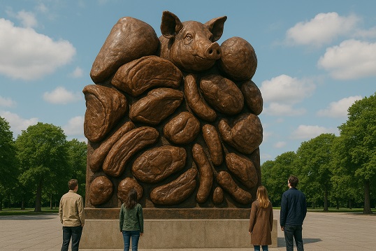 Spitze Zungen: „Schweini“ als Attraktion für Schweinfurt nach dem Vorbild Schneewittchen