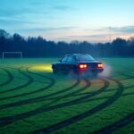 Unbekannter Autofahrer macht den Fußballrasen eines Ochsenfurter Sportvereins unbespielbar